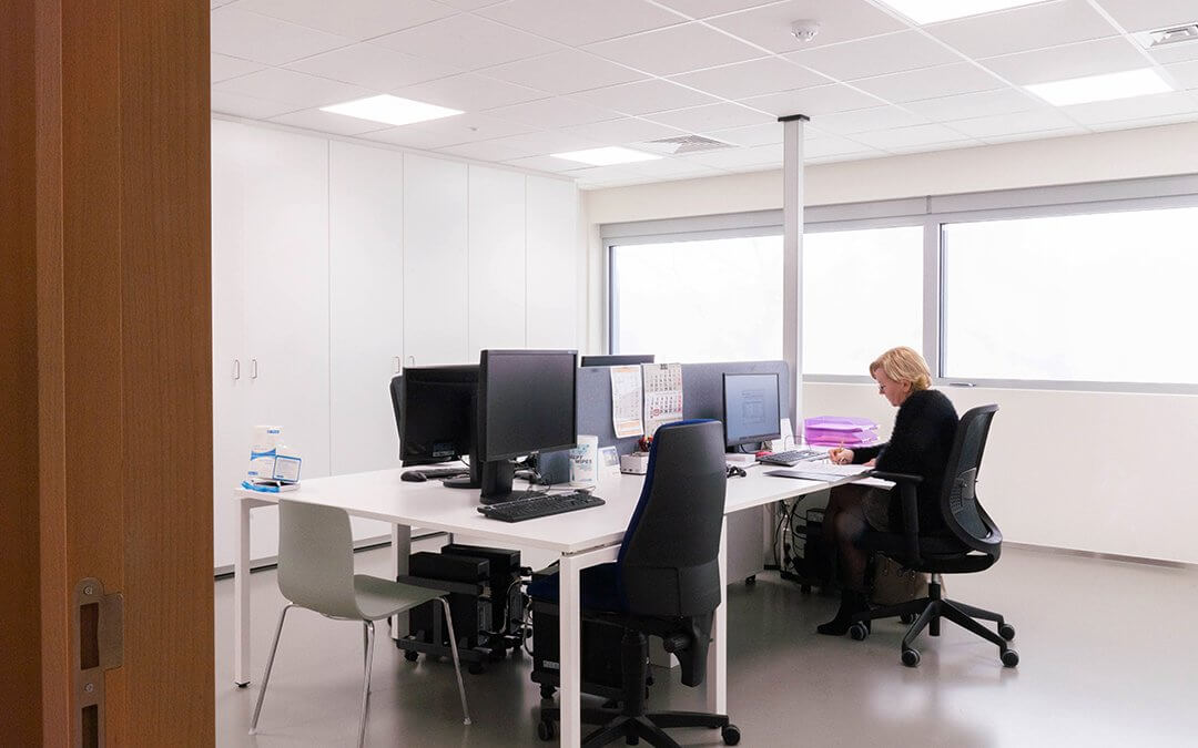 Renovation of the old refectory into new offices